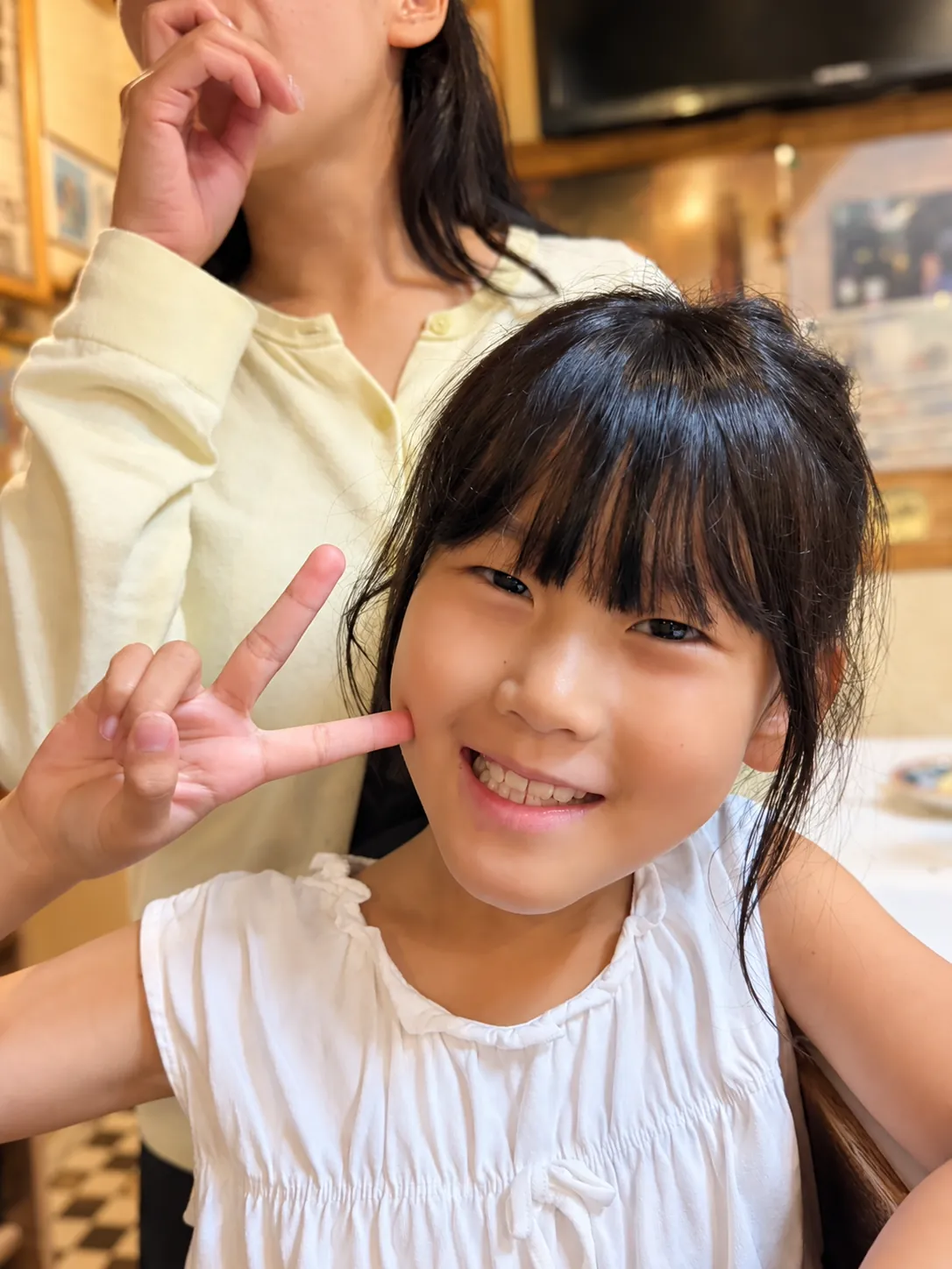 天花で過ごす家族の時間
